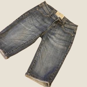 American Rag Bermuda shorts medium wash with pockets size 1 vintage cotton blend